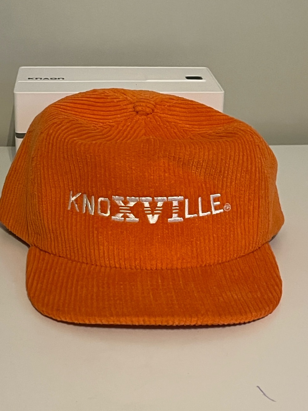 Knoxville Orange Corduroy Cap